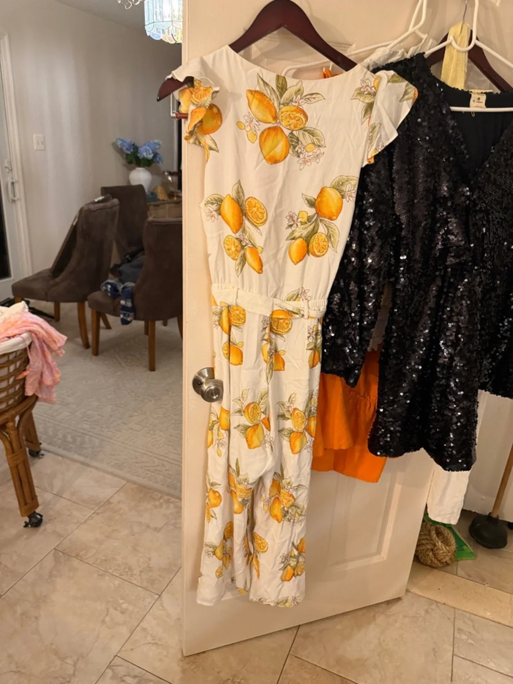 For Love & Lemons White Lemon-Print Maxi Dress - Picture 7 of 7